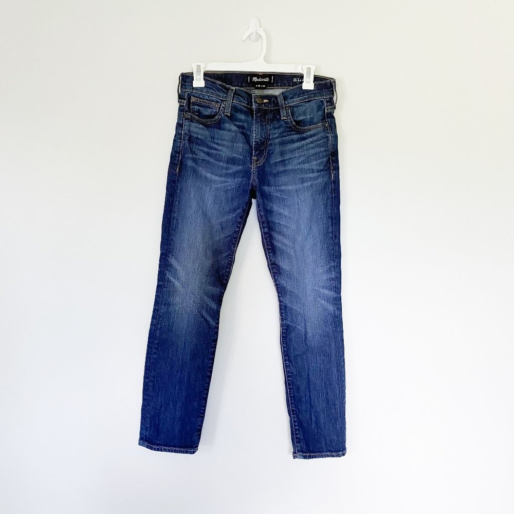 Madewell Slim Authentic Flex Jeans in Wayman Wash